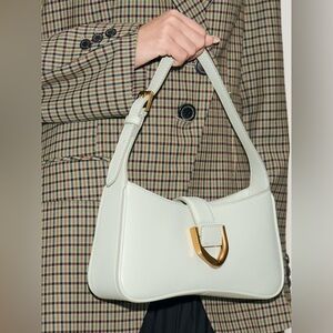 charles & keith mint green handbag
